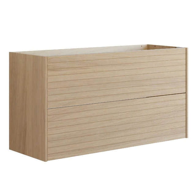 Dansani Inzo Lamel Servantskap 2 skuff  B60-120xH64xD44cm Lys eik / 120cm dobbel Dansani Servantskap DA-T10-6078