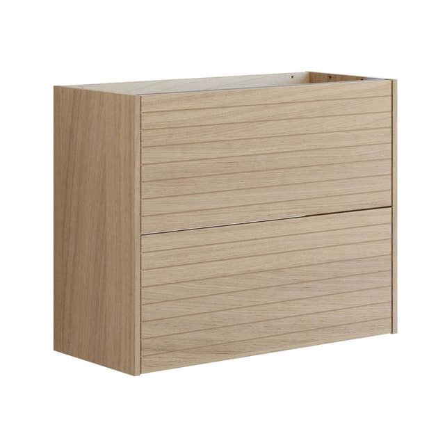 Dansani INZO Lamel Servantskap Slim 2 skuff Lys eik / 80cm Dansani Servantskap DA-T30-6078