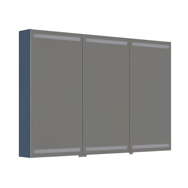 Dansani Inzo Level Speilskap Deep blue / 120 cm 3 dører Dansani Speilskap DA-S873-132