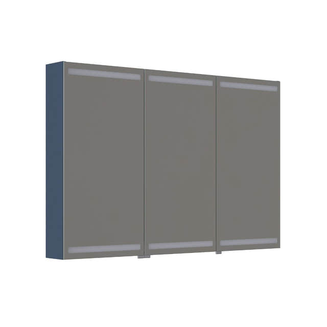 Dansani Inzo Level Speilskap Deep blue / 120 cm 3 dører Dansani Speilskap DA-S873-132