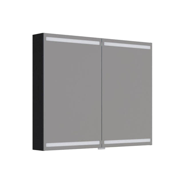 Dansani Inzo Level Speilskap Eik noir / 100cm Dansani Speilskap DA-S870-144