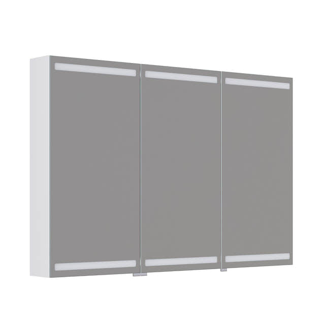 Dansani Inzo Level Speilskap Hvit matt / 120 cm 3 dører Dansani Speilskap DA-S873-110