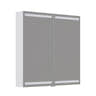 Dansani Inzo Level Speilskap Hvit matt / 80cm Dansani Speilskap DA-S878-110