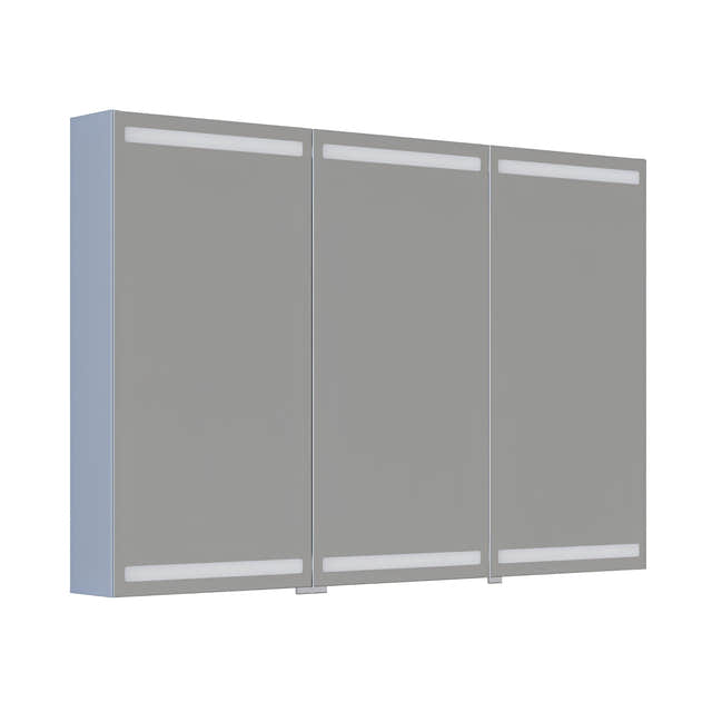 Dansani Inzo Level Speilskap Lysblå matt / 120 cm 3 dører Dansani Speilskap DA-S873-116