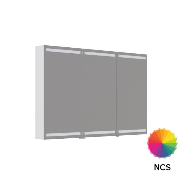 Dansani Inzo Level Speilskap NCS farge / 120 cm 3 dører Dansani Speilskap DA-S873-199
