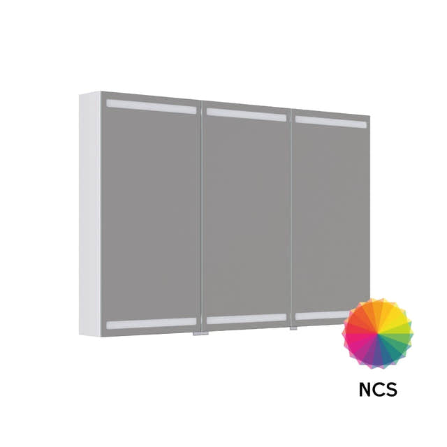 Dansani Inzo Level Speilskap NCS farge / 120 cm 3 dører Dansani Speilskap DA-S873-199