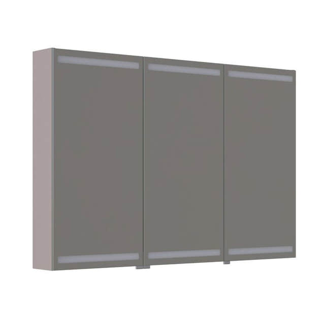 Dansani Inzo Level Speilskap Softstone / 120 cm 3 dører Dansani Speilskap DA-S873-135