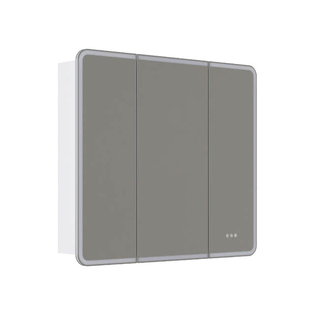 Dansani INZO Radience Speilskap Hvit matt / 100cm 3 dører Bad.no Speilskap DA-S861-110