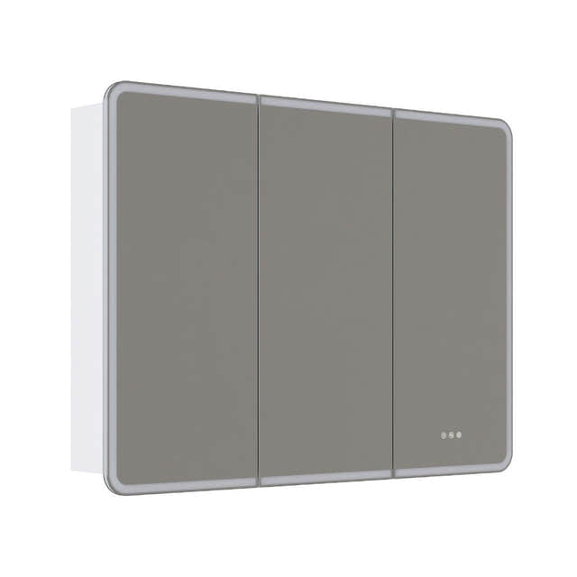 Dansani INZO Radience Speilskap Hvit matt / 120cm 3 dører Bad.no Speilskap DA-S863-110