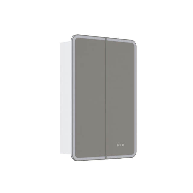 Dansani INZO Radience Speilskap Hvit matt lakk / 60cm 2 dører Bad.no Speilskap DA-S866-171