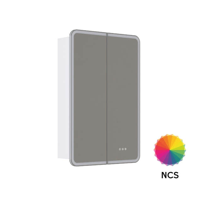 Dansani INZO Radience Speilskap NCS farge / 60cm 2 dører Bad.no Speilskap DA-S866-199