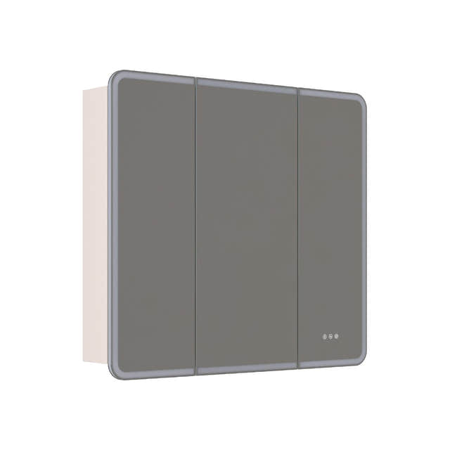 Dansani INZO Radience Speilskap Sand matt / 100cm 3 dører Bad.no Speilskap DA-S861-134