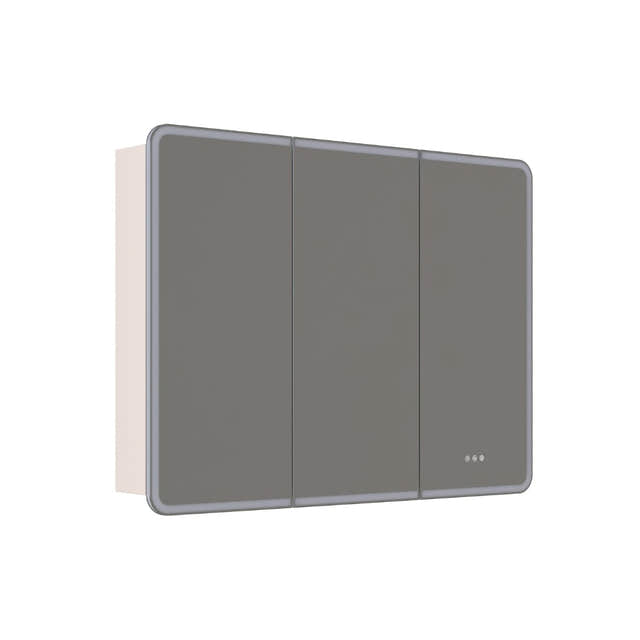 Dansani INZO Radience Speilskap Sand matt / 120cm 3 dører Bad.no Speilskap DA-S863-134