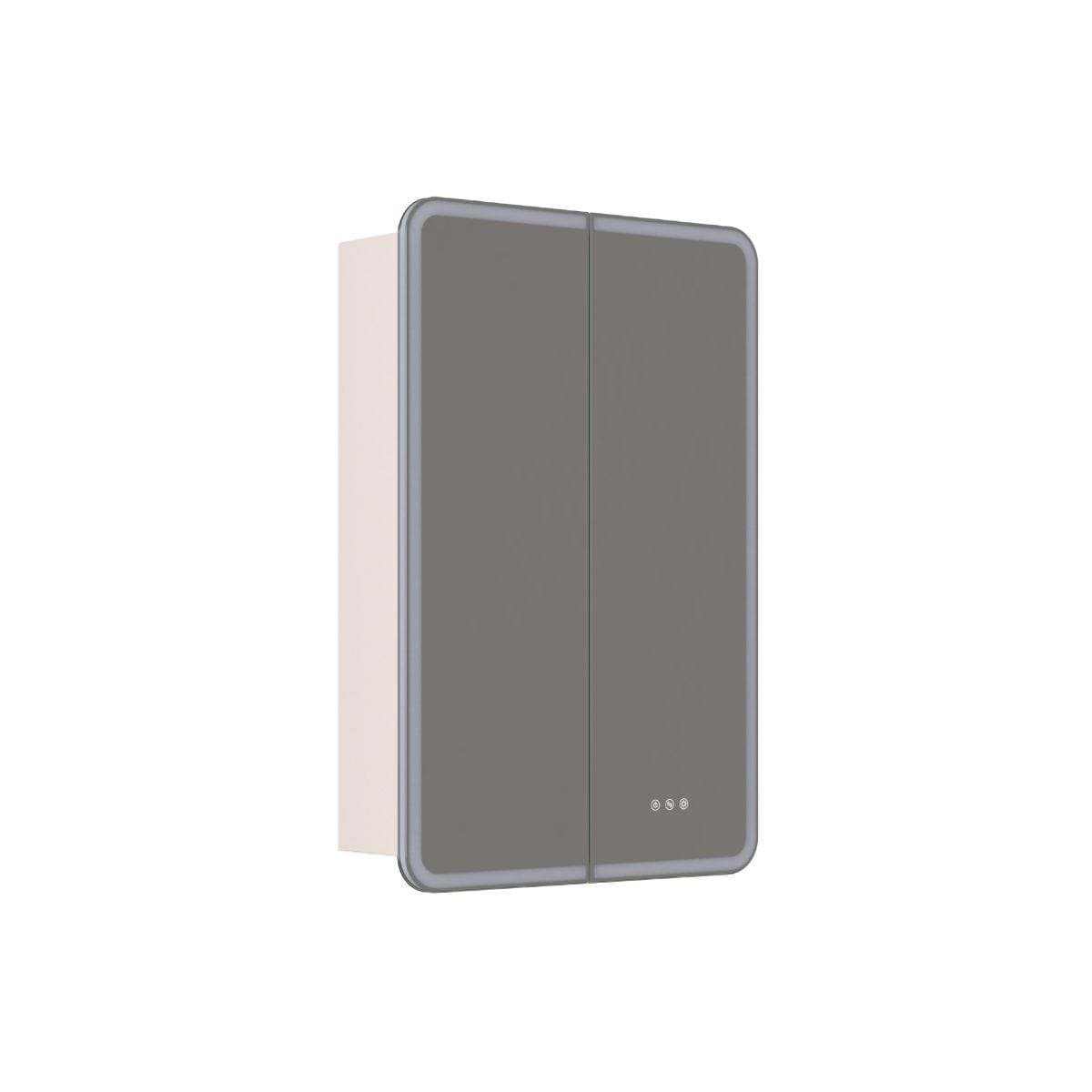 Dansani INZO Radience Speilskap Sand matt / 60cm 2 dører Bad.no Speilskap DA-S866-134