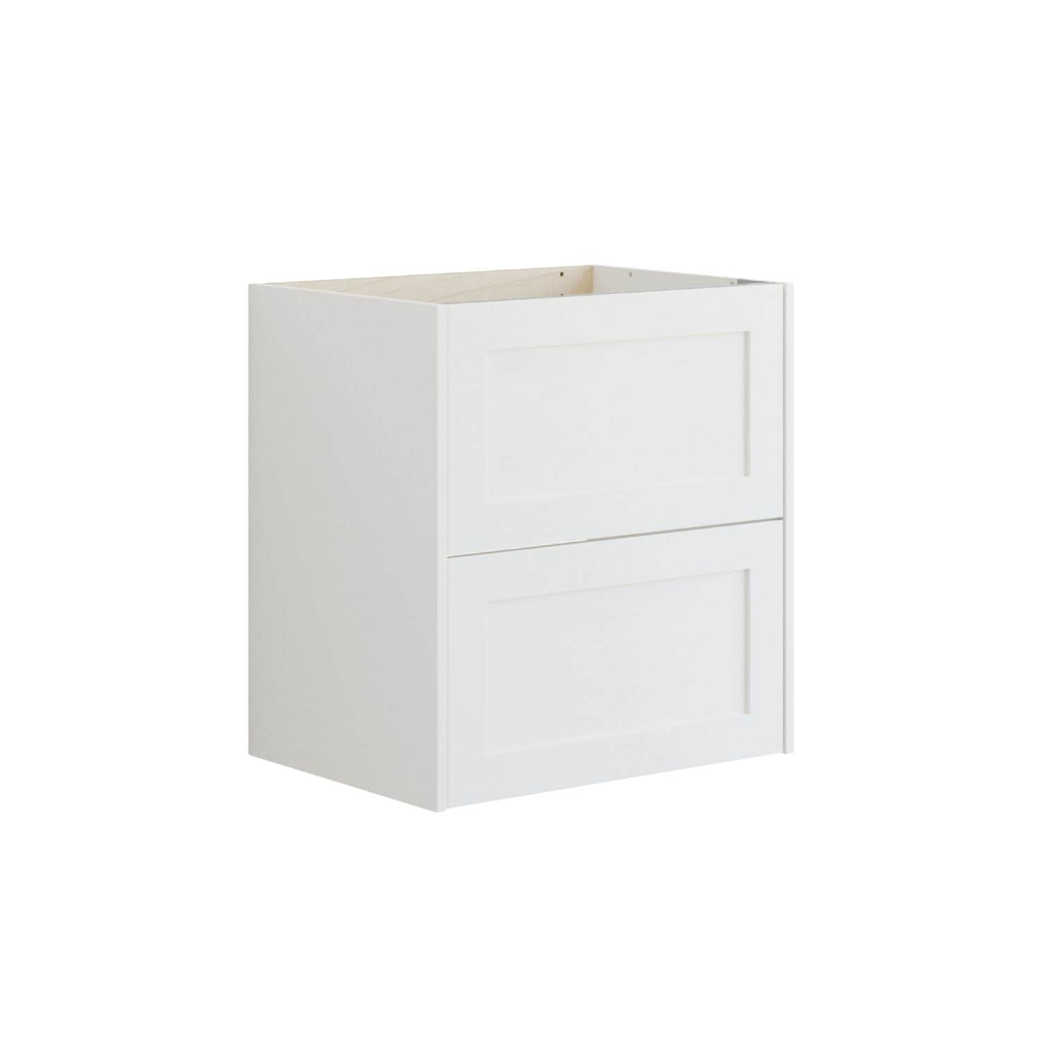 Dansani Inzo Ramme Servantskap 2 skuff B60-120xH64xD44cm Hvit matt / 60cm Dansani Servantskap DA-T06-3010