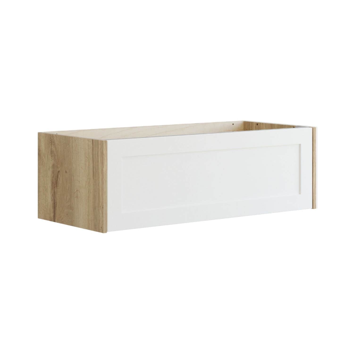 Dansani Inzo Ramme Skap 1 skuff B60-120xH32xD44cm Natur eik/hvit matt / 100cm Dansani Sideskap bad DA-T13-3014