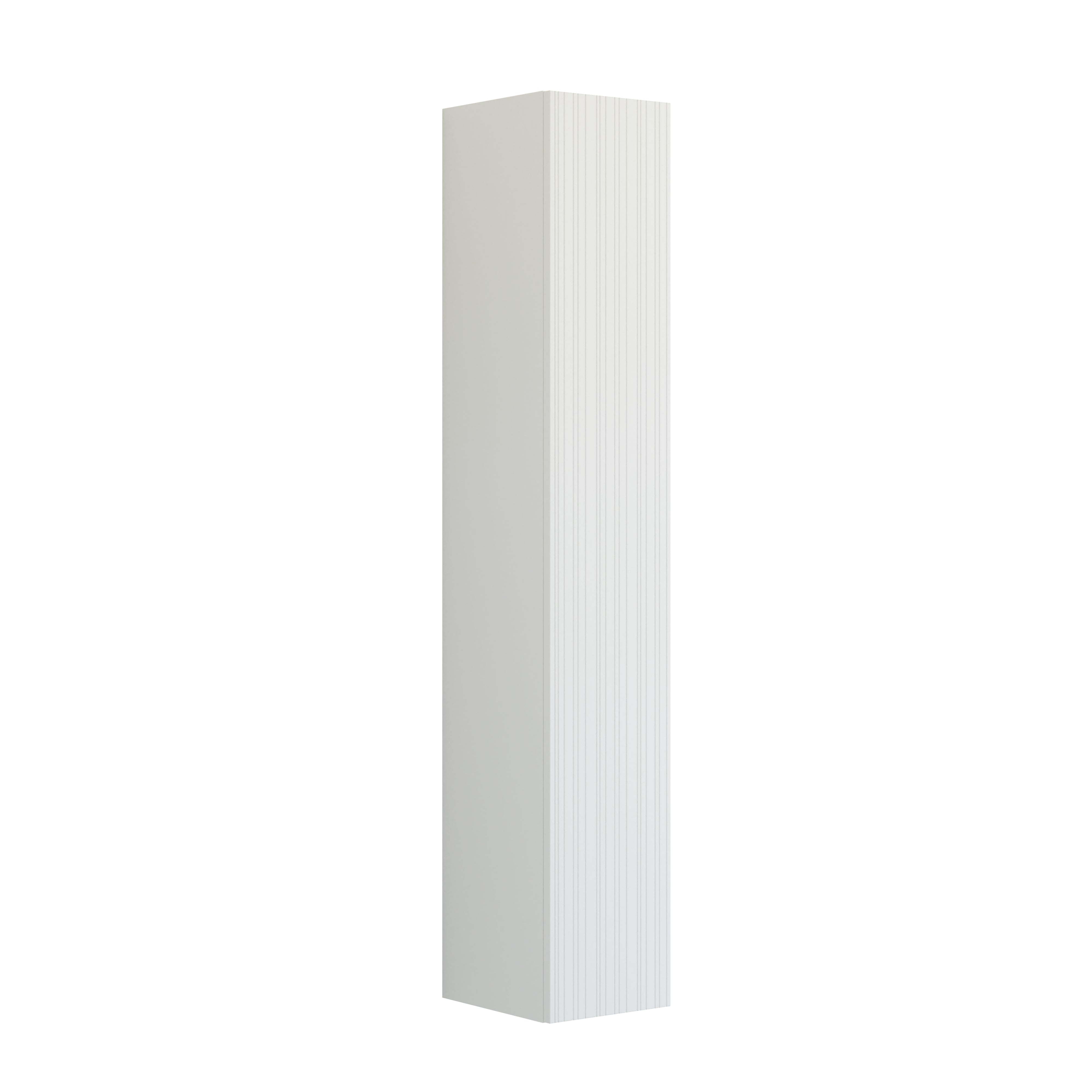 Dansani Inzo Riflet Høyskap 1 dør B30cm Hvit matt / 30cm / Versjon B venstre hengslet Dansani Høyskap bad DA-U46-9210