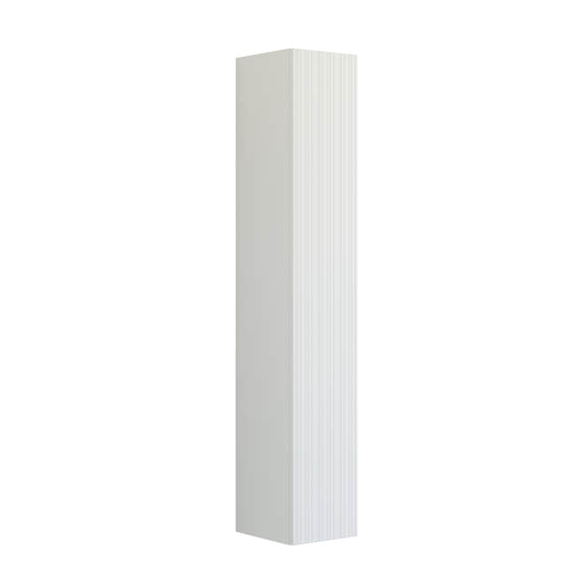 Dansani Inzo Riflet Høyskap 1 dør B30cm Hvit matt / 30cm / Versjon B venstre hengslet Dansani Høyskap bad DA-U46-9210