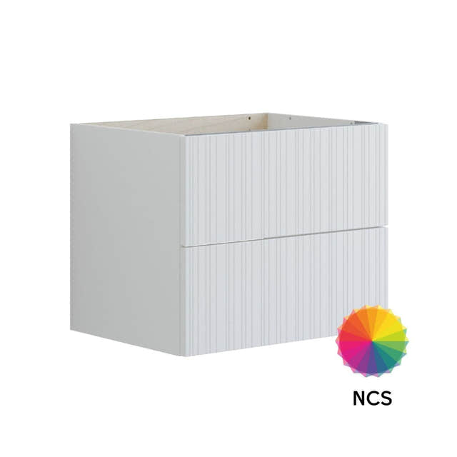 Dansani Inzo Riflet Servantskap 2 skuff B60-120xH48xD44cm NCS farge / 60cm Dansani Servantskap DA-U19-9099