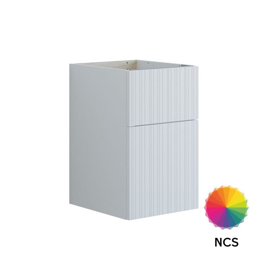 Dansani Inzo Riflet Underskap 2 skuff B40xH48xD44cm NCS farge / 64cm Dansani Sideskap bad DA-U53-9099