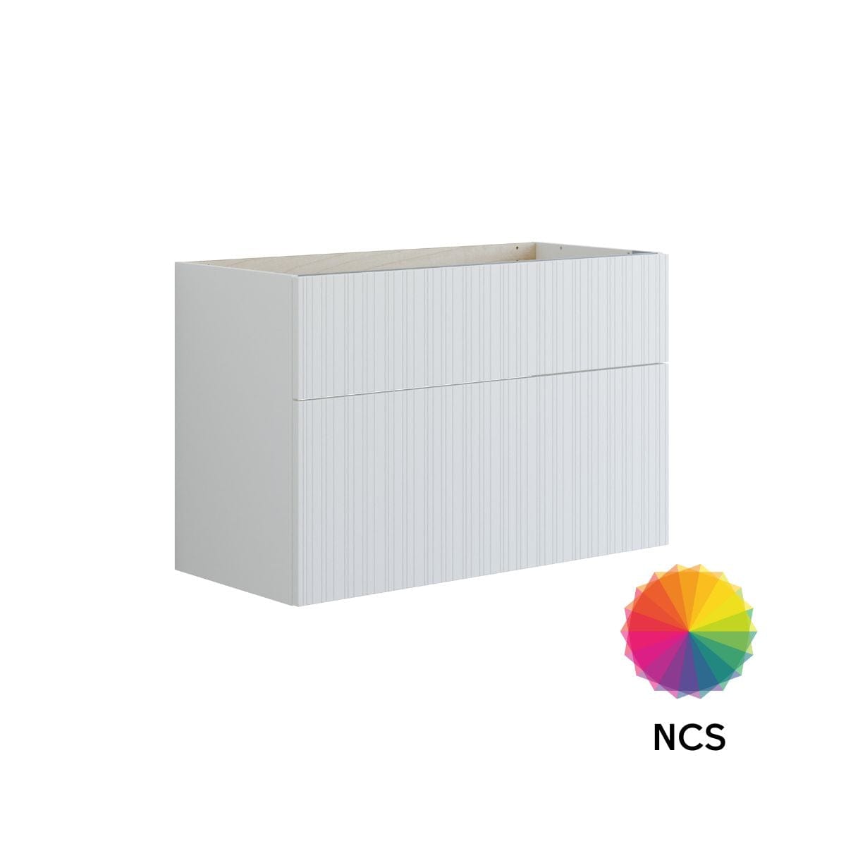 Dansani Inzo Riflet Underskap 2 skuff B60-120xH64xD44cm NCS farge / 100cm Dansani Sideskap bad DA-U39-9099