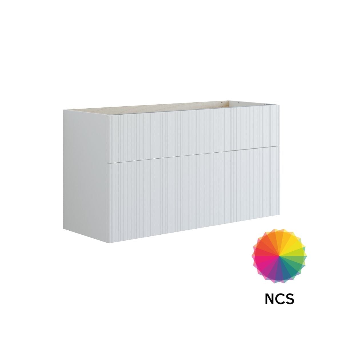Dansani Inzo Riflet Underskap 2 skuff B60-120xH64xD44cm NCS farge / 120cm Dansani Sideskap bad DA-U40-9099