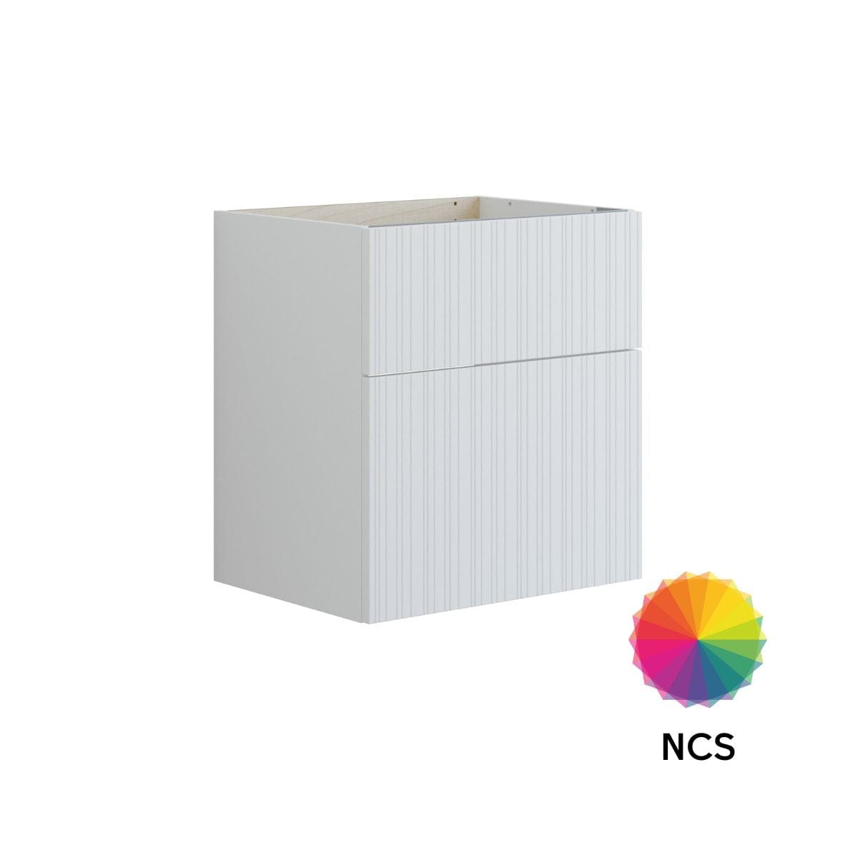 Dansani Inzo Riflet Underskap 2 skuff B60-120xH64xD44cm NCS farge / 60cm Dansani Sideskap bad DA-U37-9099