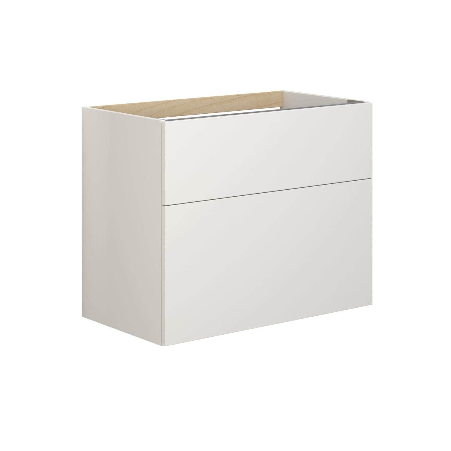 Dansani Inzo Servantskap 2 skuffer B60-120xH64xD44cm - Glatt Hvit matt / 80cm Dansani Servantskap DA-M14-1010