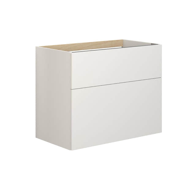 Dansani Inzo Servantskap 2 skuffer B60-120xH64xD44cm - Glatt Hvit matt / 80cm Dansani Servantskap DA-M14-1010