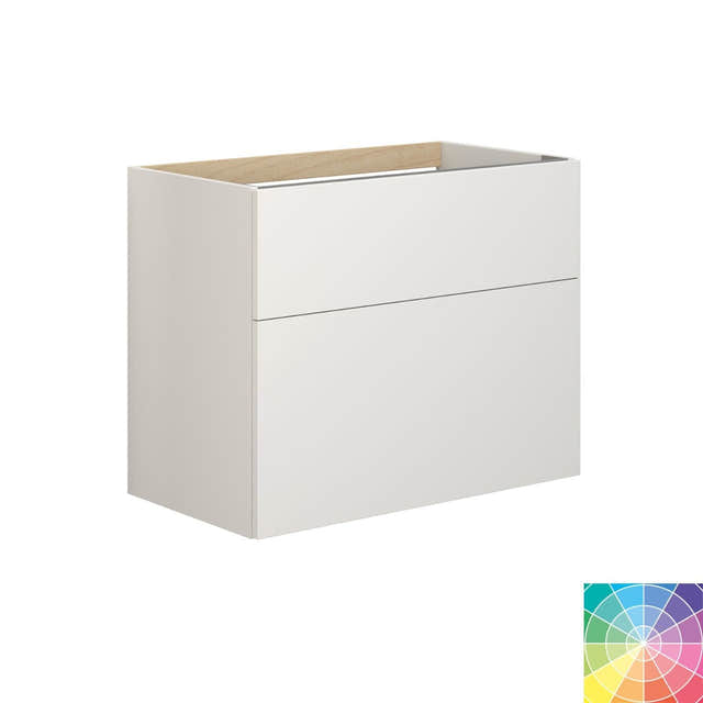 Dansani Inzo Servantskap 2 skuffer B60-120xH64xD44cm - Glatt NCS farge / 80cm Dansani Servantskap DA-M14-1099