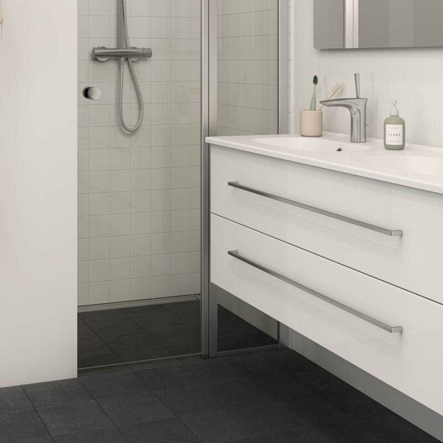 Dansani Inzo Servantskap 2sk B60-120xH48xD44cm, Glatt Dansani Servantskap