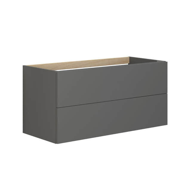 Dansani Inzo Servantskap 2sk B60-120xH48xD44cm, Glatt Grå matt / 100cm Dansani Servantskap DA-M10-1003