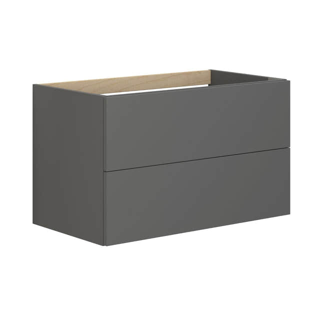 Dansani Inzo Servantskap 2sk B60-120xH48xD44cm, Glatt Grå matt / 80cm Dansani Servantskap DA-M09-1003