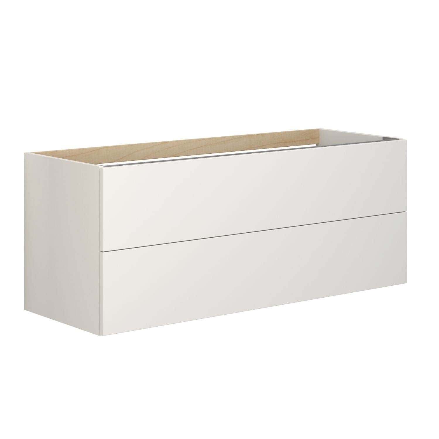 Dansani Inzo Servantskap 2sk B60-120xH48xD44cm, Glatt Hvit matt / 120cm Dansani Servantskap DA-M11-1010