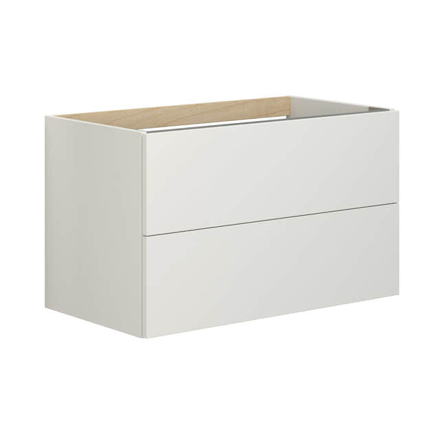 Dansani Inzo Servantskap 2sk B60-120xH48xD44cm, Glatt Hvit matt / 80cm Dansani Servantskap DA-M09-1010