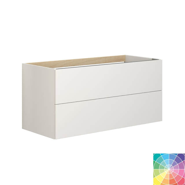 Dansani Inzo Servantskap 2sk B60-120xH48xD44cm, Glatt NCS Farge / 100cm Dansani Servantskap DA-M10-1099
