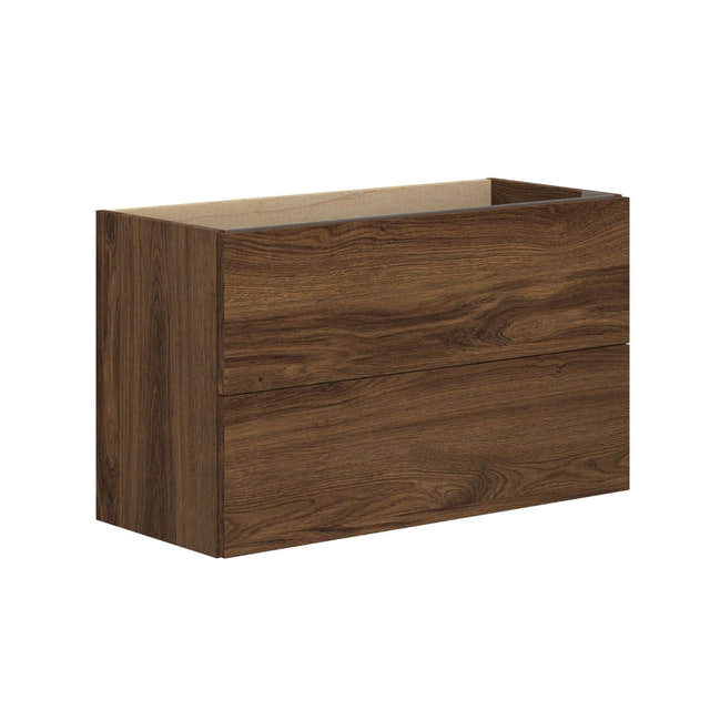 Dansani Inzo Servantskap 2sk B60-80xH48xD35cm, Slim - Glatt Brun eik / 80cm Dansani Servantskap DA-M03-1052