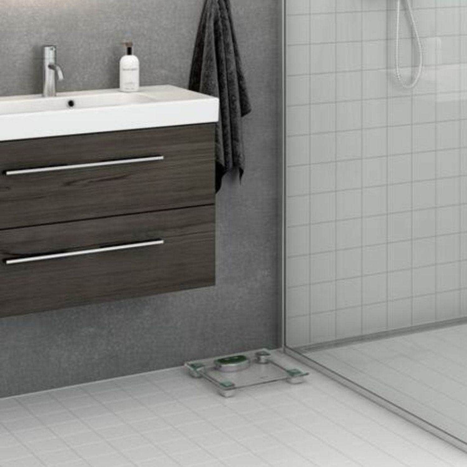 Dansani Inzo Servantskap 2sk B60-80xH48xD35cm, Slim - Glatt Dansani Servantskap