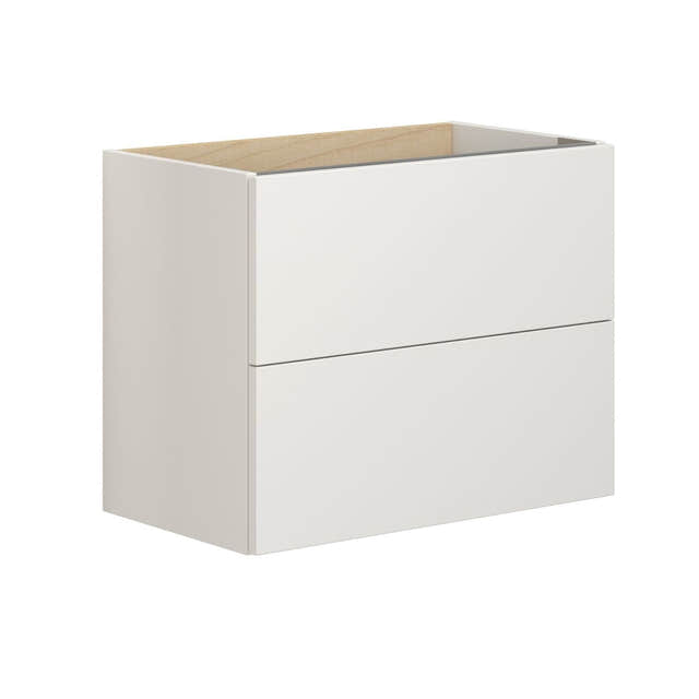 Dansani Inzo Servantskap 2sk B60xH48xD35cm, Glatt Hvit matt Dansani Servantskap DA-M02-1010
