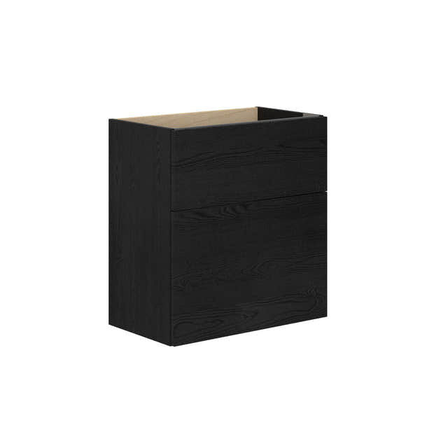 Dansani Inzo Servantskap 2sk B60xH64xD35cm, Glatt Svart eik Dansani Servantskap DA-M05-1050