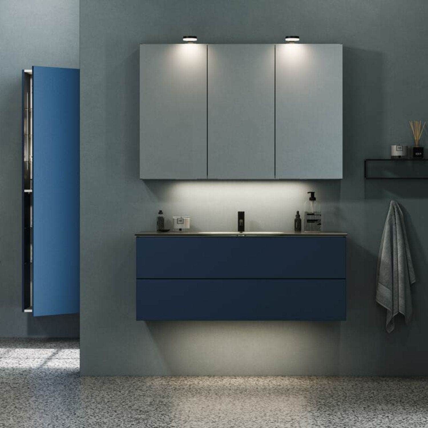 Dansani Inzo Servantskap med 2sk B60-120xH48xD44cm, Integrert Dansani Servantskap