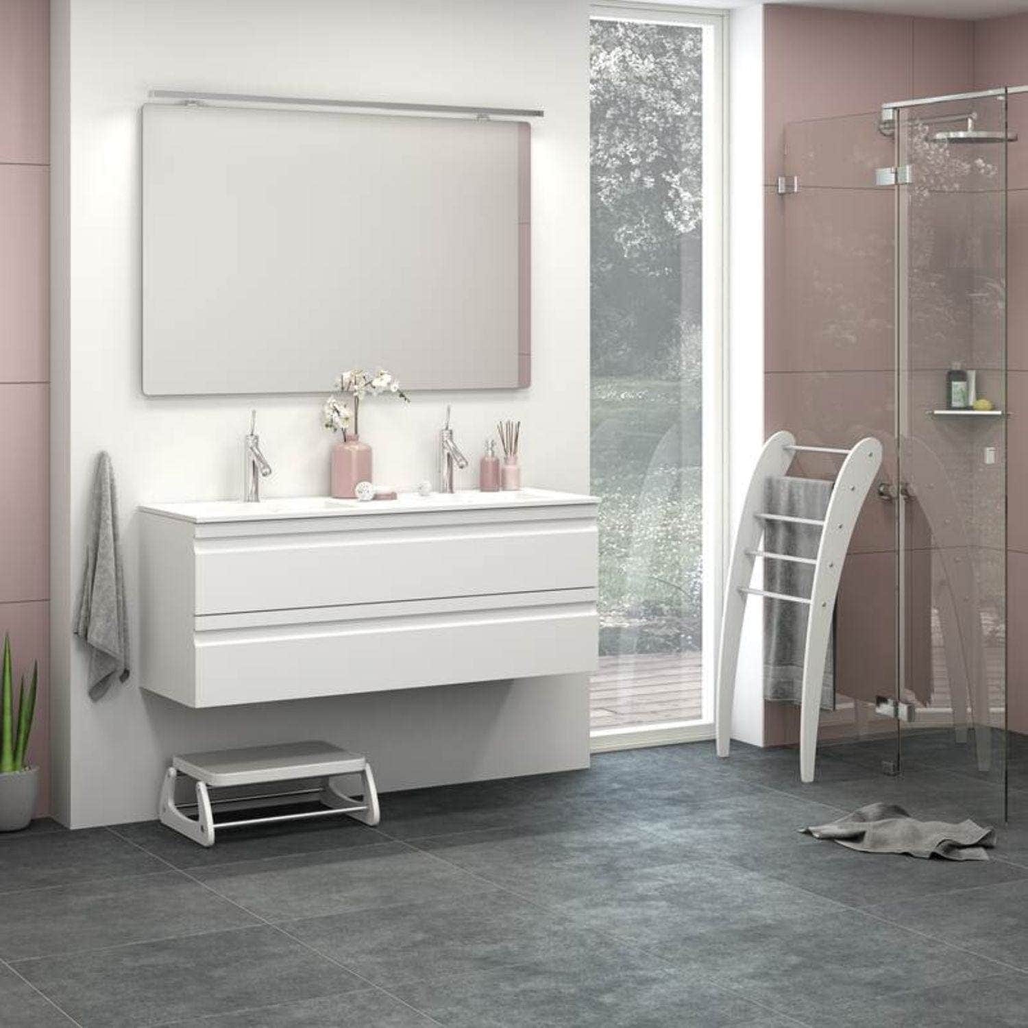 Dansani Inzo Servantskap med 2sk B60-120xH48xD44cm, Integrert Dansani Servantskap