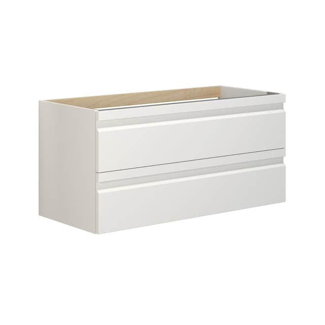 Dansani Inzo Servantskap med 2sk B60-120xH48xD44cm, Integrert Hvit matt lakk / 100cm Dansani Servantskap DA-M10-2071