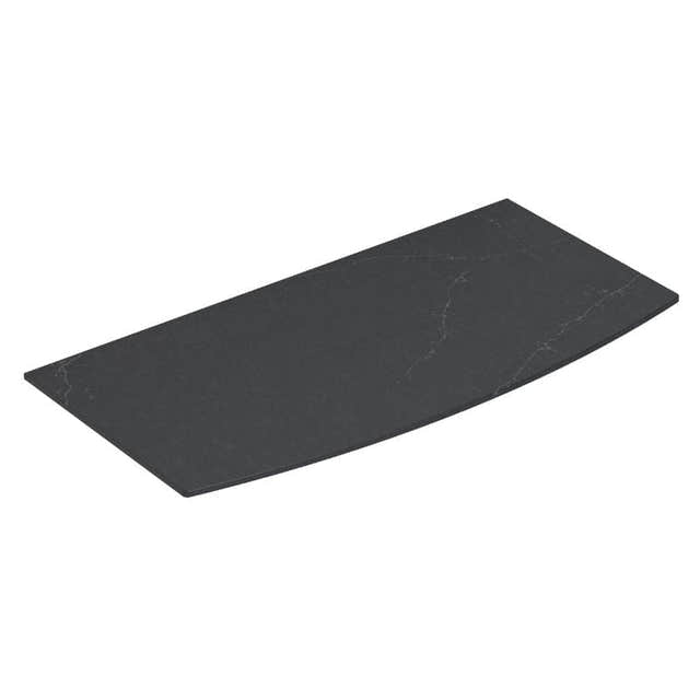 Dansani Inzo Silestone Benkeplate Charcoal soapstone / 100cm Dansani Benkeplate bad DA-B23-15