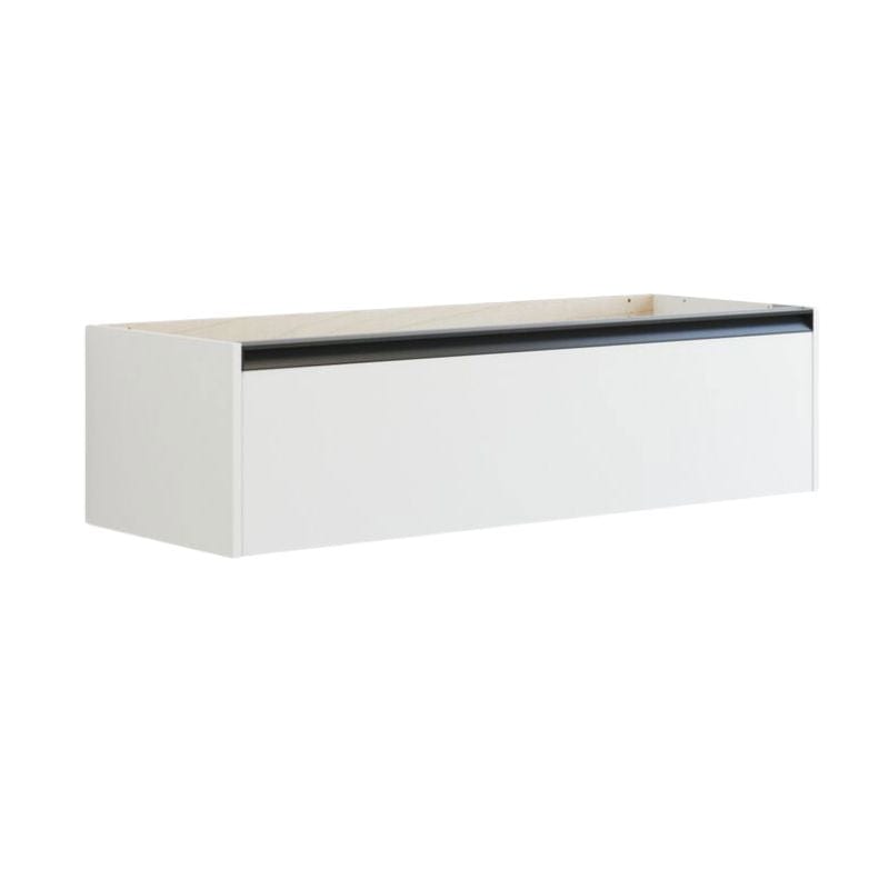 Dansani Inzo Skap med Integrert Grep 1 skuff B60-120xH32xD44cm Hvit matt / 120cm Dansani Sideskap bad DA-T14-7010