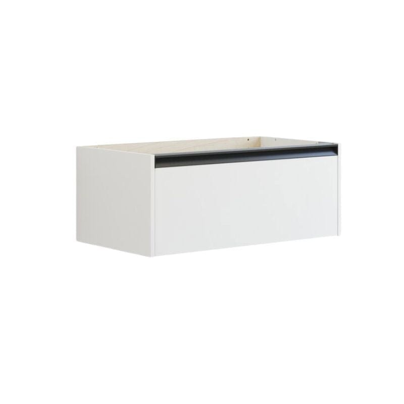 Dansani Inzo Skap med Integrert Grep 1 skuff B60-120xH32xD44cm Hvit matt / 80cm Dansani Sideskap bad DA-T12-7010