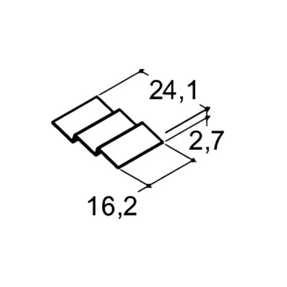 Dansani Inzo Skuffedisplay B16cm Dansani Tilbehør baderomsinnredning DA-SI25