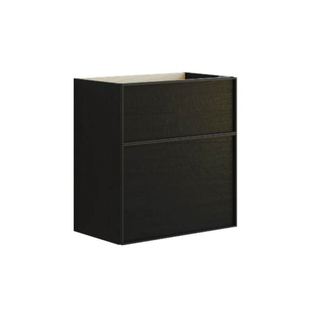 Dansani Inzo Slim Servantskap Alu-ramme svart ekstra høy underskuff Svart eik / 60cm Dansani Servantskap DA-U10-8050