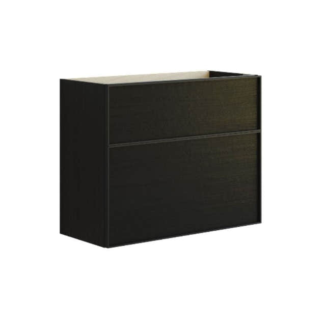 Dansani Inzo Slim Servantskap Alu-ramme svart ekstra høy underskuff Svart eik / 80cm Dansani Servantskap DA-U11-8050