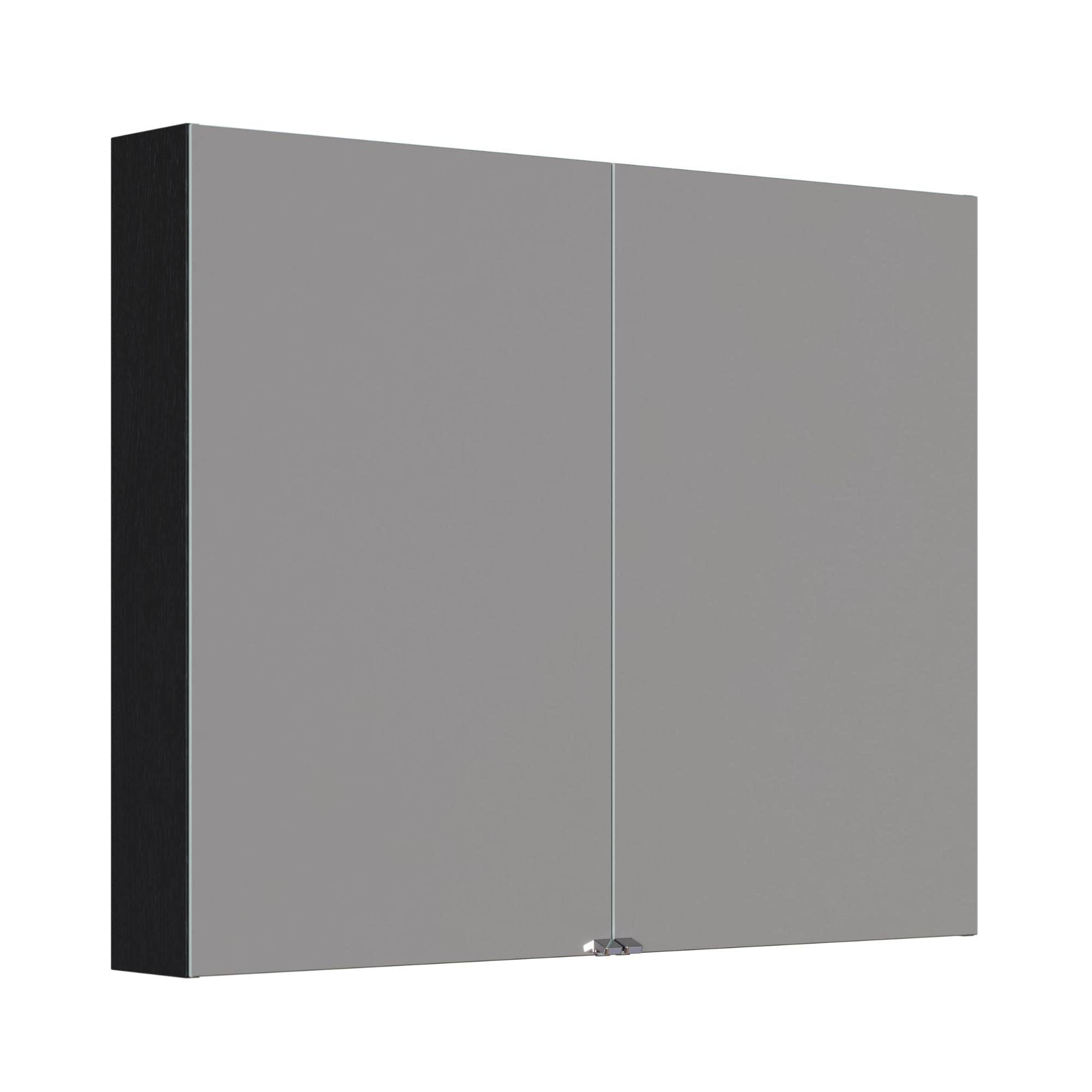 Dansani Inzo Style Speilskap 2 dører Eik noir / 100cm Dansani Speilskap DA-S880-144